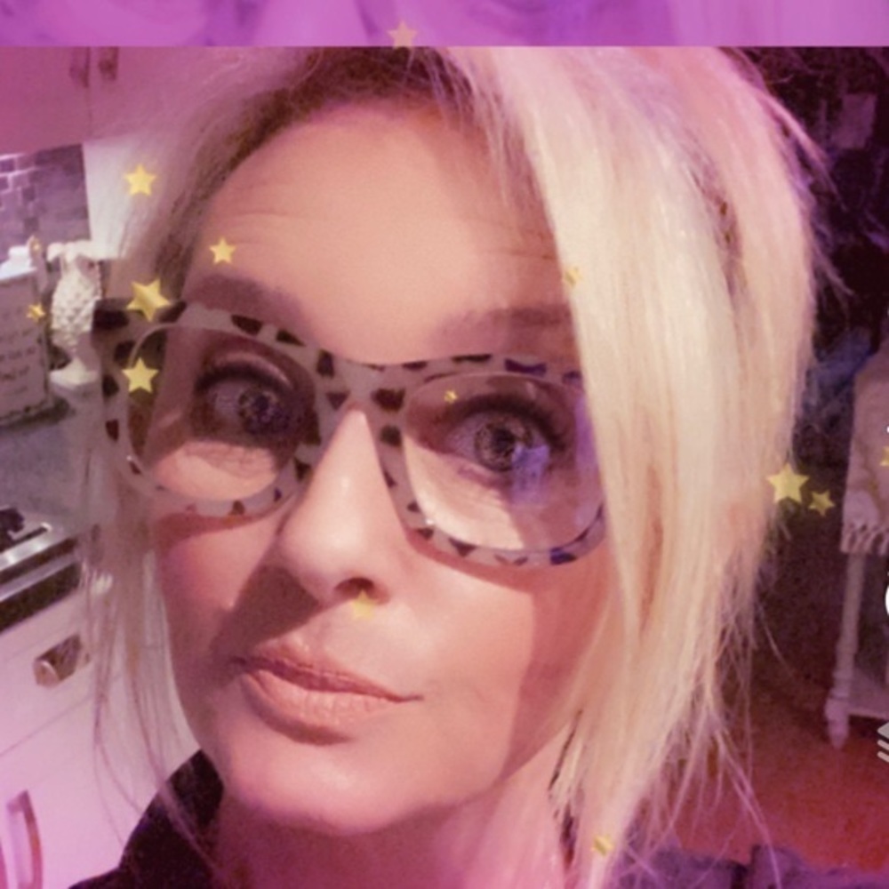 Betsy Johnson white leopard readers - RARE!!!